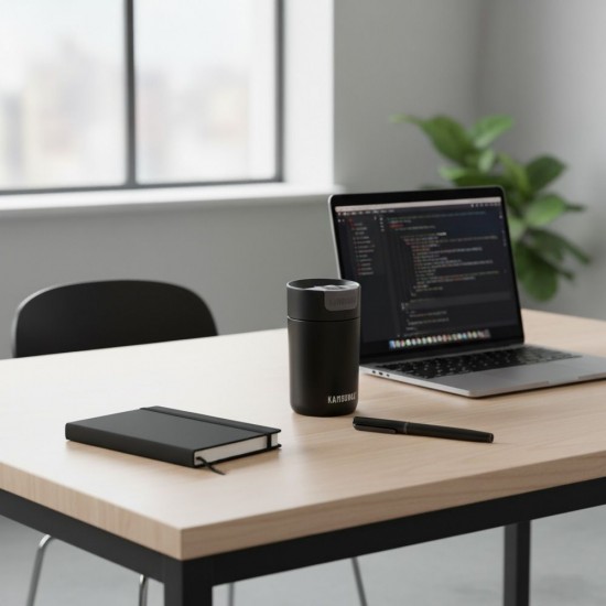 Блокнот в клітинку А5 Berganote Soft, тверда обкладинка чорний - 50040238-01