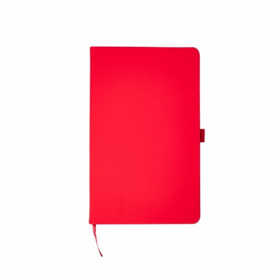 Блокнот в клітинку А5 Berganote Soft, тверда обкладинка червоний - 50040238-02