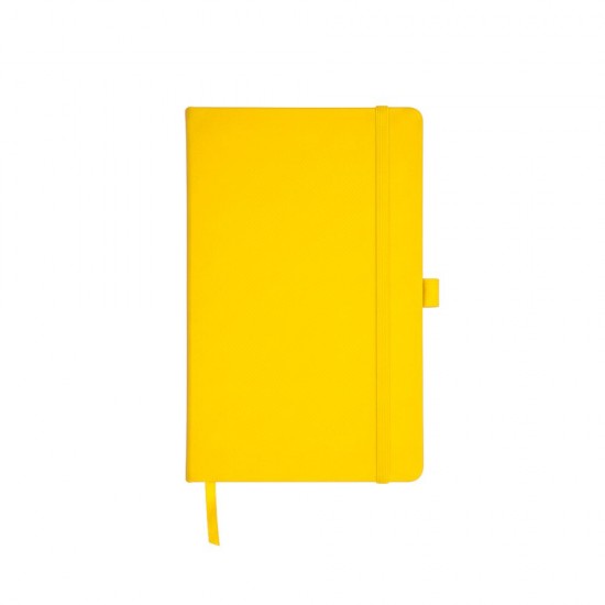 Блокнот в клітинку А5 Berganote Soft, тверда обкладинка жовтий - 50040238-05