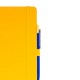 Блокнот в клітинку А5 Berganote Soft, тверда обкладинка жовтий - 50040238-05