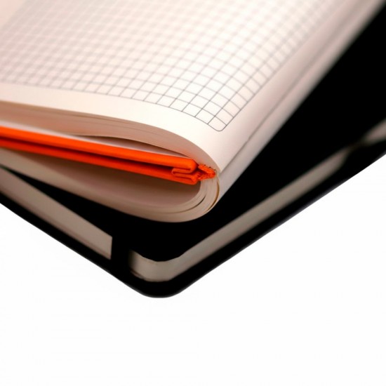 Блокнот в клітинку А5 Berganote Soft, тверда обкладинка помаранчевий - 50040238-06