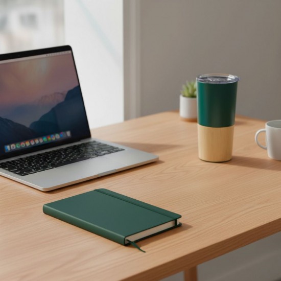 Блокнот в клітинку А5 Berganote Soft, тверда обкладинка темно-зелений - 50040238-99 Блокнот в клітинку А5 Berganote Soft, тверда обкладинка темно-зелений - 50040238-99