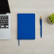 Блокнот в лінію А5 Berganote Flexible, м'яка обкладинка синій - 50040338-03