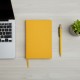 Блокнот в лінію А5 Berganote Flexible, м'яка обкладинка жовтий - 50040338-05