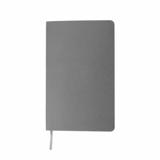 Блокнот в лінію А5 Berganote Flexible, м'яка обкладинка сірий - 50040338-07