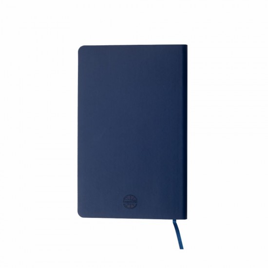 Блокнот в лінію А5 Berganote Flexible, м'яка обкладинка темно-синій - 50040338-44