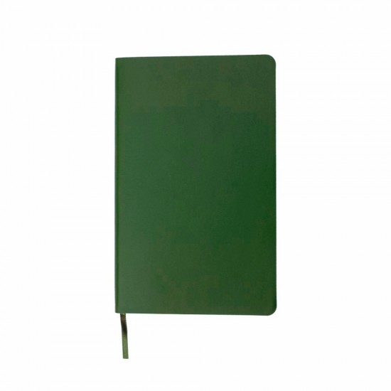Блокнот в лінію А5 Berganote Flexible, м'яка обкладинка темно-зелений - 50040338-99