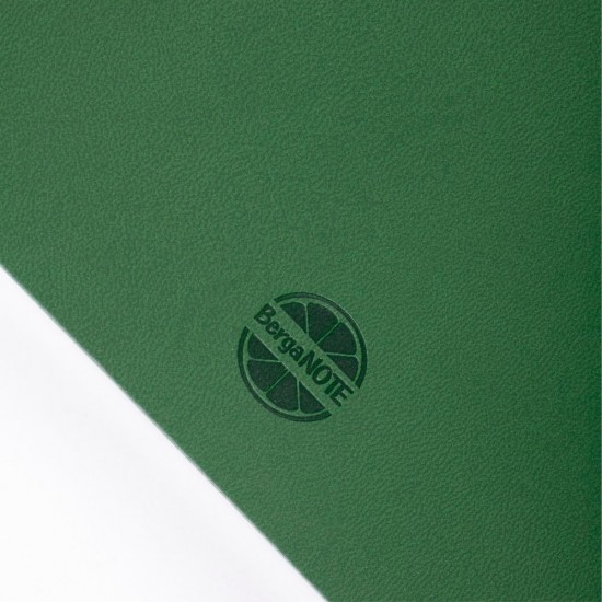 Блокнот в лінію А5 Berganote Flexible, м'яка обкладинка темно-зелений - 50040338-99