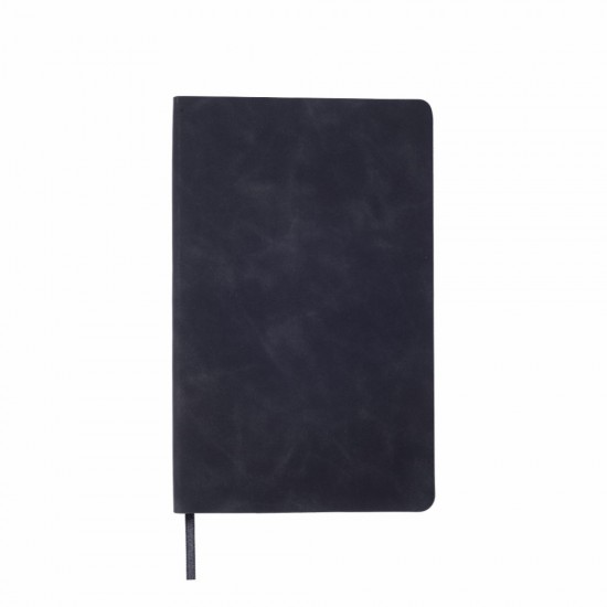 Блокнот в лінію А5 Berganote Delgado, м'яка обкладинка чорний - 50040438-01