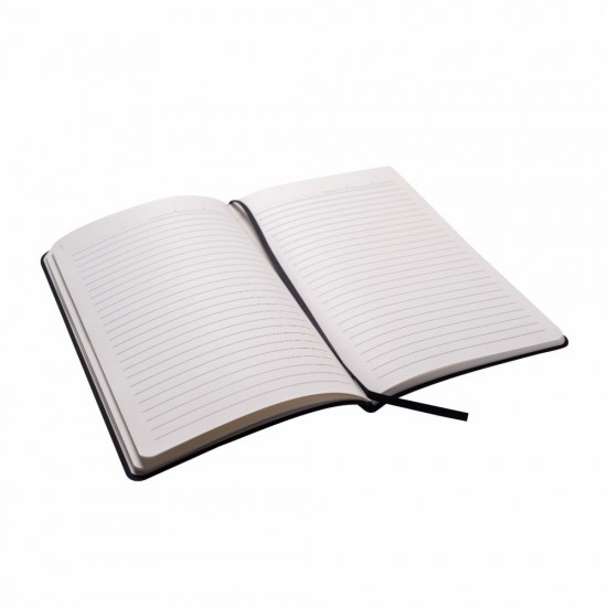 Блокнот в лінію А5 Berganote Delgado, м'яка обкладинка чорний - 50040438-01