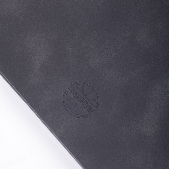 Блокнот в лінію А5 Berganote Delgado, м'яка обкладинка чорний - 50040438-01