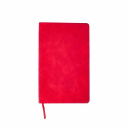 Блокнот в лінію А5 Berganote Delgado, м'яка обкладинка червоний - 50040438-02