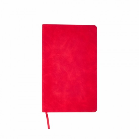 Блокнот в лінію А5 Berganote Delgado, м'яка обкладинка червоний - 50040438-02 Блокнот в лінію А5 Berganote Delgado, м'яка обкладинка червоний - 50040438-02