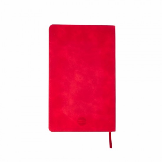 Блокнот в лінію А5 Berganote Delgado, м'яка обкладинка червоний - 50040438-02 Блокнот в лінію А5 Berganote Delgado, м'яка обкладинка червоний - 50040438-02
