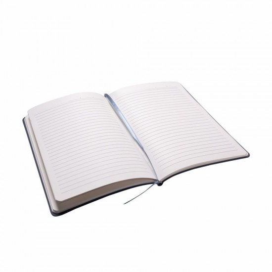 Блокнот в лінію А5 Berganote Delgado, м'яка обкладинка сірий - 50040438-07