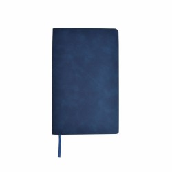 Блокнот в лінію А5 Berganote Delgado, м'яка обкладинка темно-синій - 50040438-44
