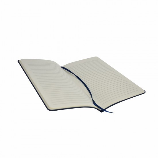 Блокнот в лінію А5 Berganote Delgado, м'яка обкладинка темно-синій - 50040438-44