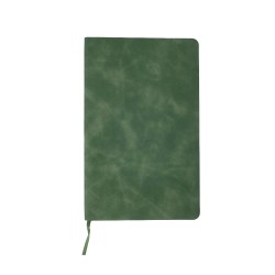 Блокнот в лінію А5 Berganote Delgado, м'яка обкладинка темно-зелений - 50040438-99