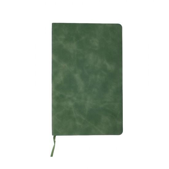 Блокнот в лінію А5 Berganote Delgado, м'яка обкладинка темно-зелений - 50040438-99