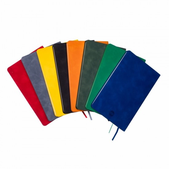 Блокнот в лінію А5 Berganote Delgado, м'яка обкладинка темно-зелений - 50040438-99