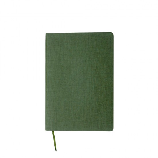 Блокнот в клітинку А5 Berganote Tessil, м'яка обкладинка зелений - 50040538-04