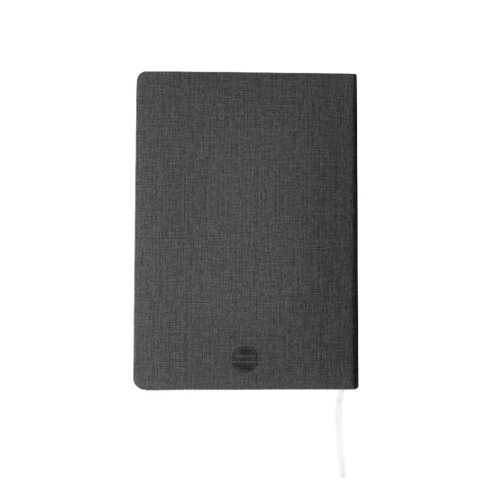 Блокнот в клітинку А5 Berganote Tessil, м'яка обкладинка чорний - 50040538-01