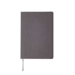 Блокнот в клітинку А5 Berganote Tessil, м'яка обкладинка сірий - 50040538-07