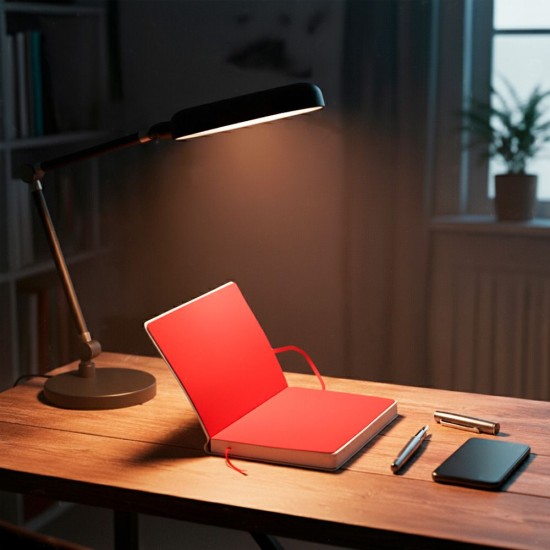 Блокнот в клітинку А5 Berganote Alanis, м'яка обкладинка білий/червоний - 50040638-02