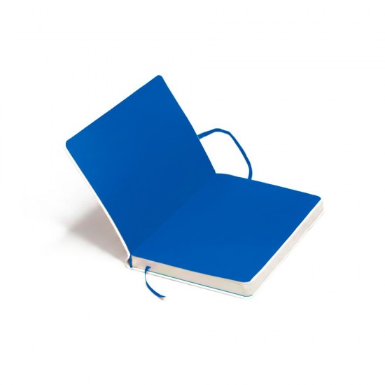 Блокнот в клітинку А5 Berganote Alanis, м'яка обкладинка білий/синій - 50040638-03