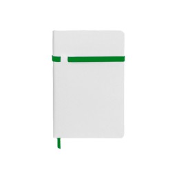 Блокнот в клітинку А5 Berganote Alanis, м'яка обкладинка білий/зелений - 50040638-04