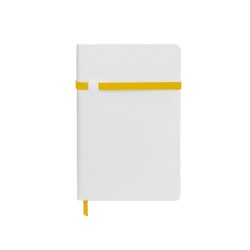 Блокнот в клітинку А5 Berganote Alanis, м'яка обкладинка білий/жовтий - 50040638-05