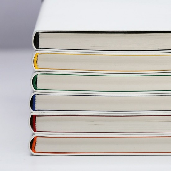 Блокнот в клітинку А5 Berganote Alanis, м'яка обкладинка білий/жовтий - 50040638-05