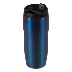 Термокружка 400 мл сталева Line Art Classico, вакуумна синій - 5057-3