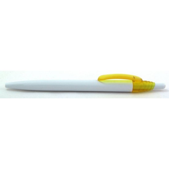 Ручка пластикова Bergamo жовтий - 5356-5