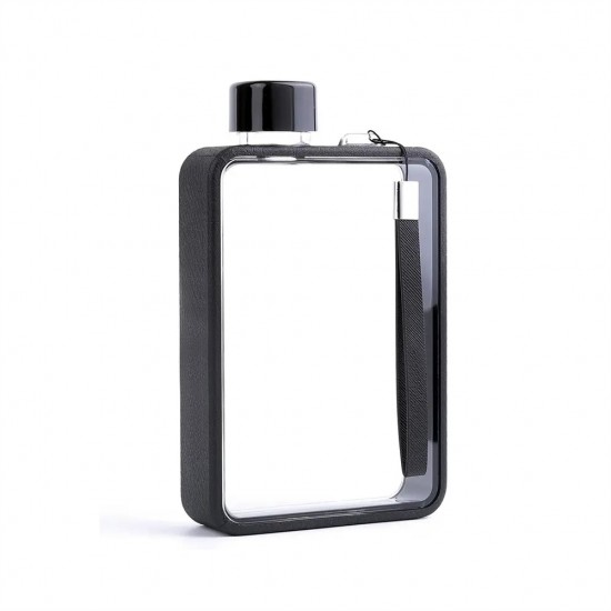 Пляшка для води 380 мл тританова Line Art Bella чорний - 60010118-01