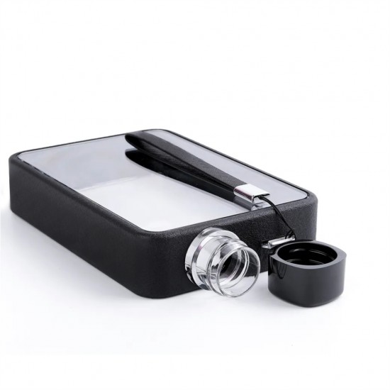 Пляшка для води 380 мл тританова Line Art Bella чорний - 60010118-01