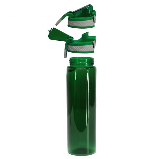 Пляшка для води 700 мл тританова Line Art Rosario зелений - 60013918-04