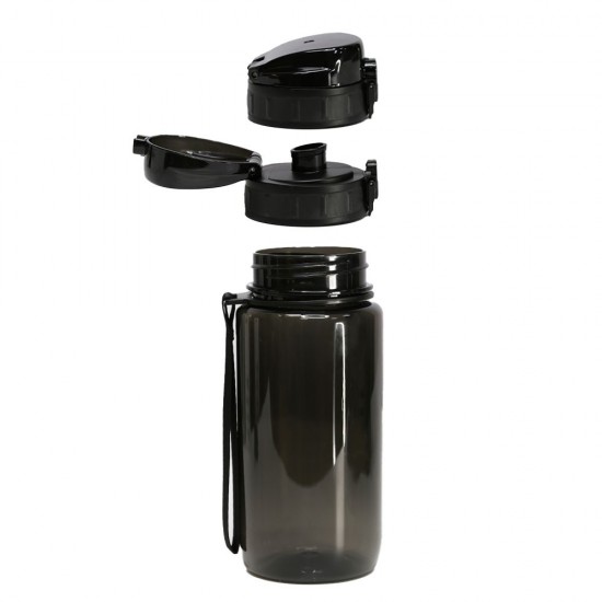 Пляшка для води 600 мл тританова Line Art Paraná чорний - 60014018-01
