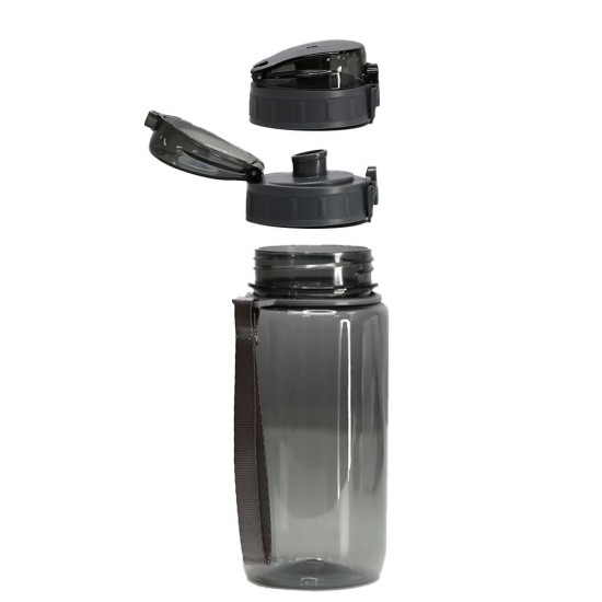 Пляшка для води 600 мл тританова Line Art Paraná сірий - 60014018-07