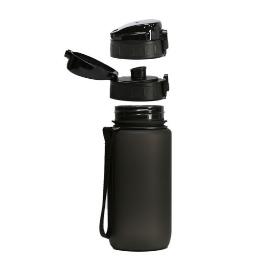 Пляшка для води 600 мл тританова Line Art La Plata чорний - 60014118-01