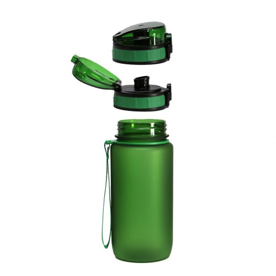 Пляшка для води 600 мл тританова Line Art La Plata зелений - 60014118-04