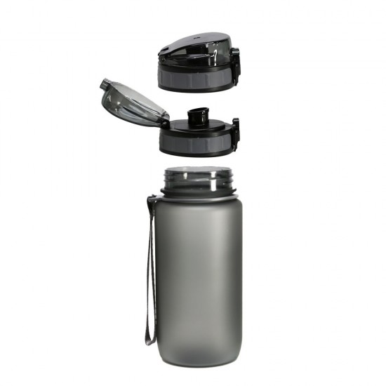Пляшка для води 600 мл тританова Line Art La Plata сірий - 60014118-07