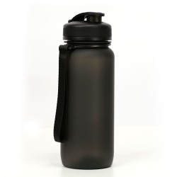 Пляшка для води 650 мл тританова Line Art Flores чорний - 60014218-01