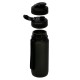 Пляшка для води 650 мл тританова Line Art Flores чорний - 60014218-01