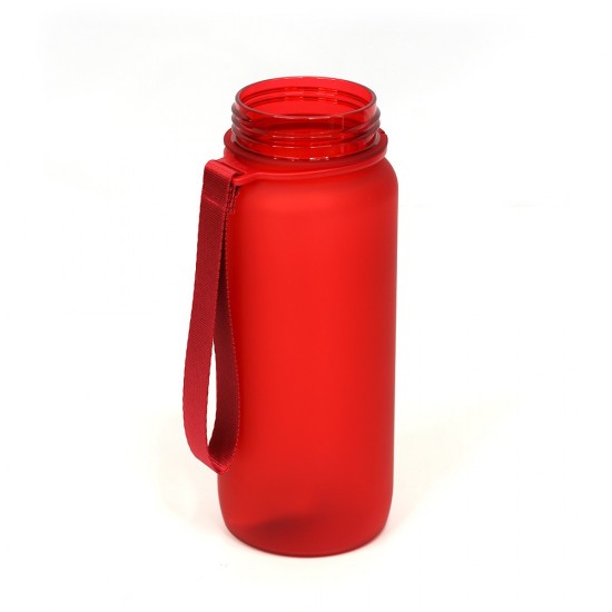 Пляшка для води 650 мл тританова Line Art Flores червоний - 60014218-02