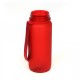 Пляшка для води 650 мл тританова Line Art Flores червоний - 60014218-02