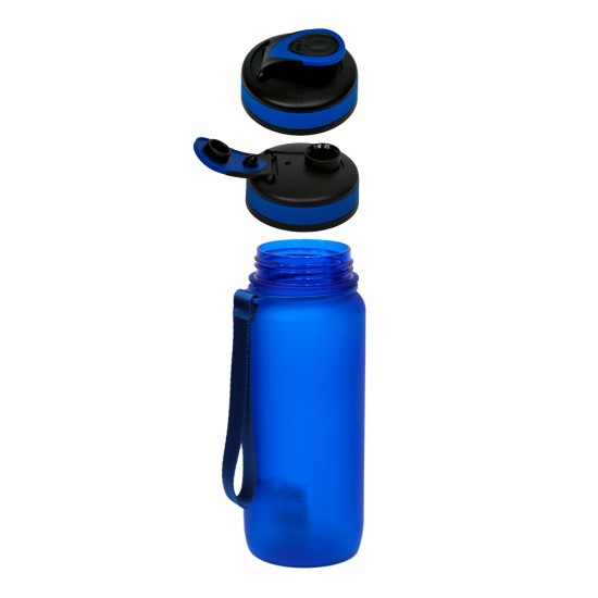 Пляшка для води 650 мл тританова Line Art Flores синій - 60014218-03 Пляшка для води 650 мл тританова Line Art Flores синій - 60014218-03
