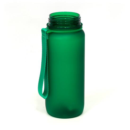 Пляшка для води 650 мл тританова Line Art Flores зелений - 60014218-04