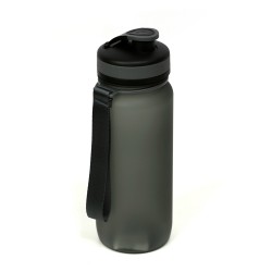 Пляшка для води 650 мл тританова Line Art Flores сірий - 60014218-07