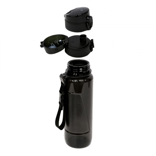 Пляшка для води 600 мл тританова Line Art Lens чорний - 60014418-01